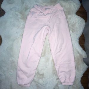 Aritzia TNA Cozy Fleece Mega Sweatpant Pink